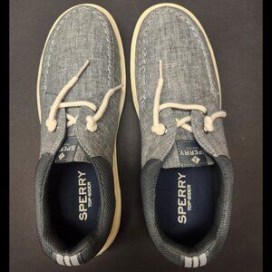 Sperry Top-Side Women Captain's Moc Shoe Gray